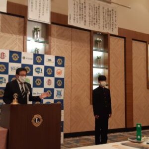 ジュニアゴルファー育成基金　橋詰海斗さんへ寄付